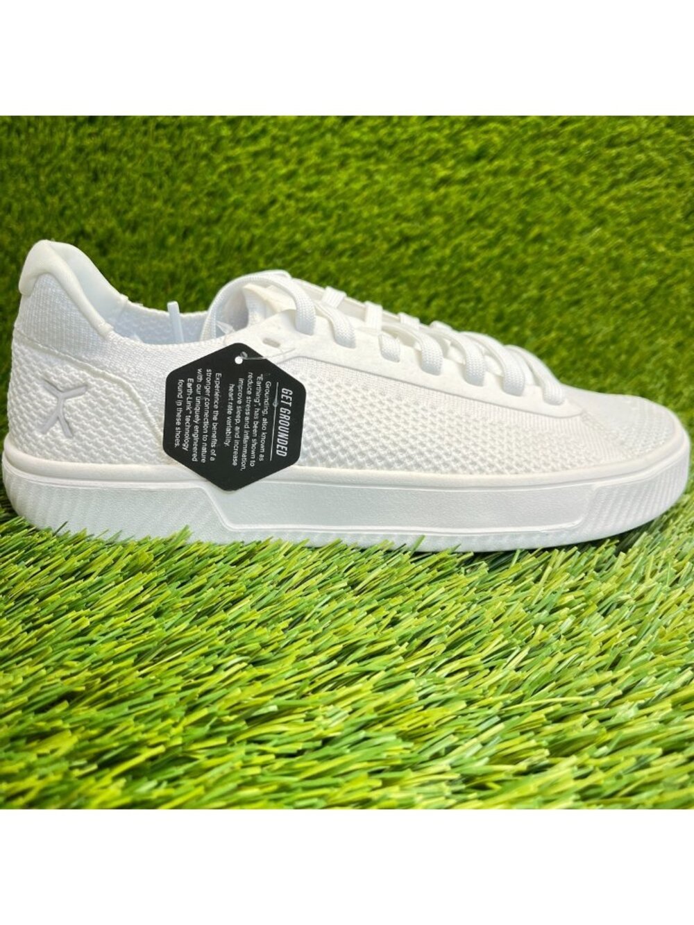 Flux Footwear Adapt Trainer White Womens Size 8 Athletic Knit Shoes Sneakers
